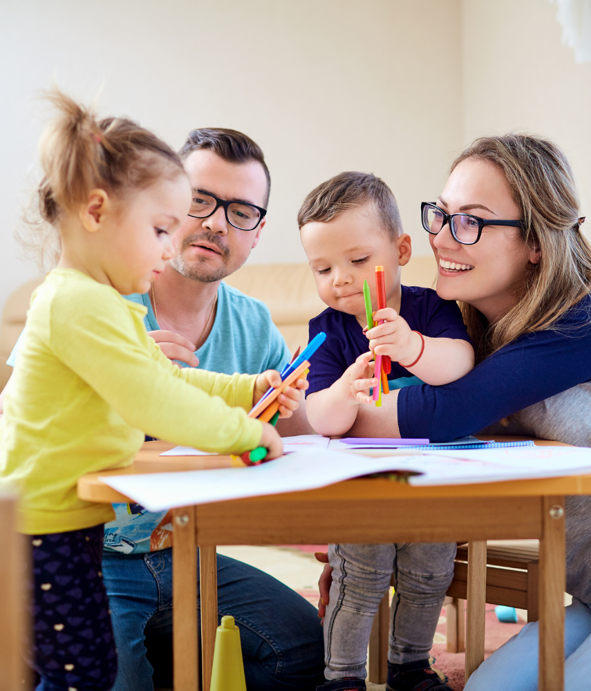 Bambini da 0 a 6 anni e le loro famiglie